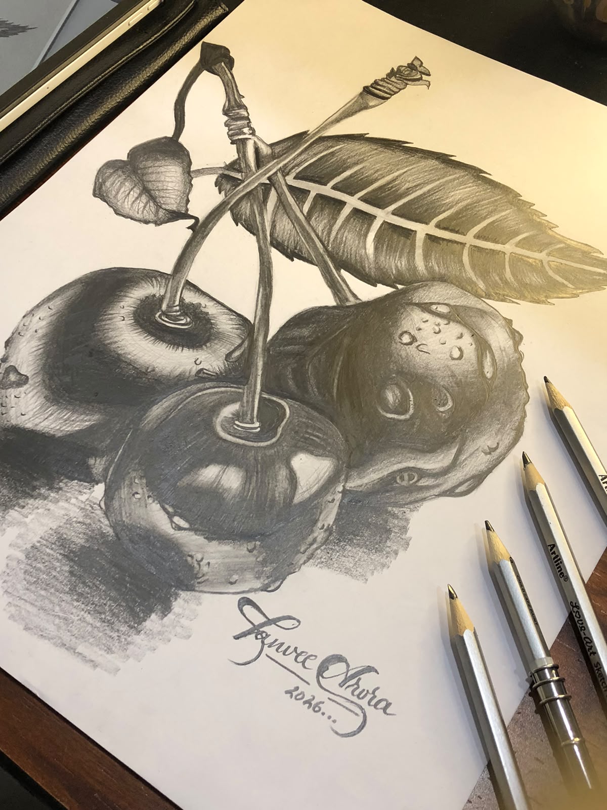 Pencil sketch by Tanvee Arora(9-F).